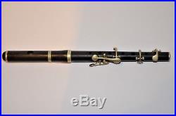 HY Potter & Co London F Piccolo/Blackwood with Silver Keys/Rings Rare Vintage