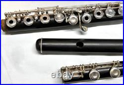 Haynes Wood Flute with Silver Keys, Open Holes & Split E, Needs Adjust Not Playing