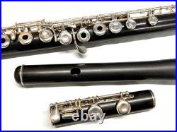 Haynes Wood Flute with Silver Keys, Open Holes & Split E, Needs Adjust Not Playing
