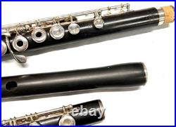 Haynes Wood Flute with Silver Keys, Open Holes & Split E, Needs Adjust Not Playing