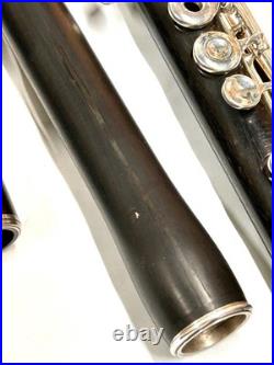 Haynes Wood Flute with Silver Keys, Open Holes & Split E, Needs Adjust Not Playing