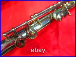 Hernals S-100 Flute Wind Instrument made in Japan with Hard Case Adjusted