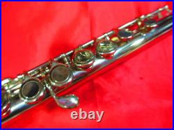 Hernals S-100 Flute Wind Instrument made in Japan with Hard Case Adjusted