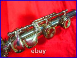 Hernals S-100 Flute Wind Instrument made in Japan with Hard Case Adjusted