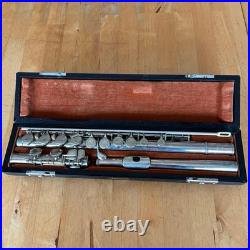 Herrnals Silver Flute with Case Keyed Instrument for Practice