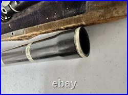 Historic-Vintage Wooden Flute With Wooden Case
