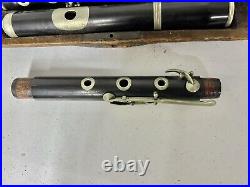Historic-Vintage Wooden Flute With Wooden Case