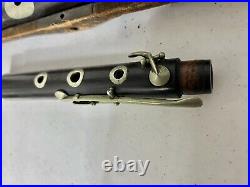 Historic-Vintage Wooden Flute With Wooden Case