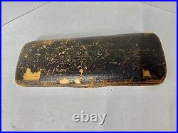 Historic-Vintage Wooden Flute With Wooden Case