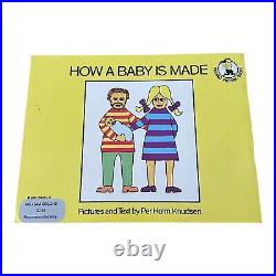 How A Baby is Made by Per Holm Knudsen Piccolo Picture Books 1975 Softcover VHTF