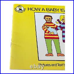 How A Baby is Made by Per Holm Knudsen Piccolo Picture Books 1982 Softcover VHTF