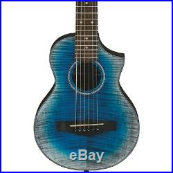 Ibanez EWP32FM Piccolo Acoustic Guitar Blue Burst 190839686855 Open Box