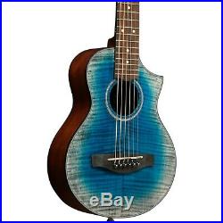 Ibanez EWP32FM Piccolo Acoustic Guitar Blue Burst 190839686855 Open Box