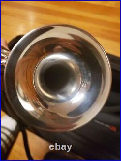 Immaculate Yamaha 6810S Silver 4-valve Bb/A Piccolo Trumpet With New ProTec Triple