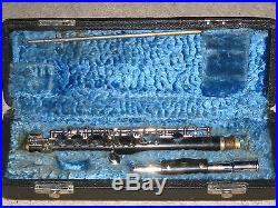 Interesting, nice wooden piccolo flute in C Boehm system AMATI