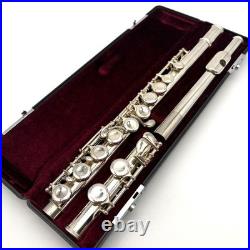 JUPITER JFL-700E Concert Flute Silver Plated with E-Mechanism and Hard Case