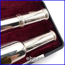 JUPITER JFL-700E Concert Flute Silver Plated with E-Mechanism and Hard Case