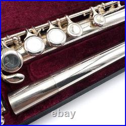 JUPITER JFL-700E Concert Flute Silver Plated with E-Mechanism and Hard Case