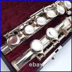 JUPITER JFL-700E Concert Flute Silver Plated with E-Mechanism and Hard Case