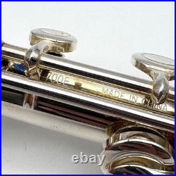 JUPITER JFL-700E Concert Flute Silver Plated with E-Mechanism and Hard Case