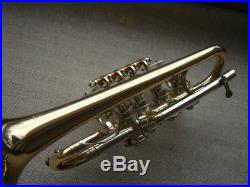 J. Scherzer 8111 rotary valve piccolo Bb/A 4 leadpipes, trumpet GAMONBRASS