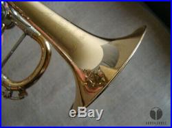 J. Scherzer Rotary Piccolo Trumpet, Original Case, 4 Leadpipes Tapers GAMONBRASS