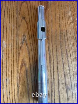 Johann brogger silver flute headjoint