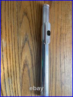 Johann brogger silver flute headjoint