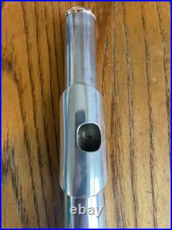 Johann brogger silver flute headjoint