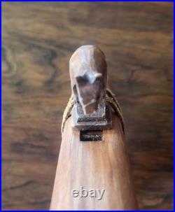 Jonah Thompson 17.5 Mountain Lion Navajo Cedar Flute. Ultra Rare Model