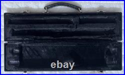 Jupiter Carnegie XL Flute Emerson USA Silver Open Hole Flute Black Hard Case