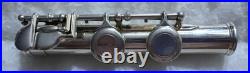 Jupiter Carnegie XL Flute Emerson USA Silver Open Hole Flute Black Hard Case