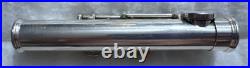 Jupiter Carnegie XL Flute Emerson USA Silver Open Hole Flute Black Hard Case