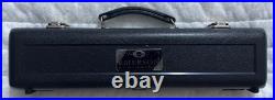 Jupiter Carnegie XL Flute Emerson USA Silver Open Hole Flute Black Hard Case