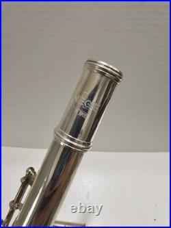 Jupiter Carnegie XL Silver Body Gold Lip Plate Flute