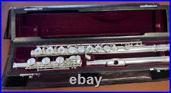 Jupiter Di Medici Solid Silver AFL-1011R Open hole Flute Low B Altus Designed