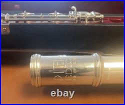 Jupiter Di Medici Solid Silver AFL-1011R Open hole Flute Low B Altus Designed