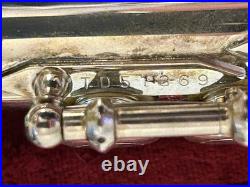 Jupiter FL 507 Flute -Silver Plated Closed Hole -C Key & Case -Nice Condition