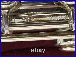 Jupiter FL 507 Flute -Silver Plated Closed Hole -C Key & Case -Nice Condition