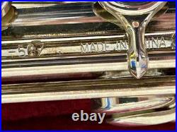 Jupiter FL 507 Flute -Silver Plated Closed Hole -C Key & Case -Nice Condition