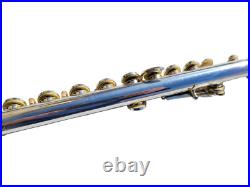 Jupiter Flute Model CEF 510 Silver Student Flute with Gold Lip and Hard Case Jupiter Flute Model CEF 510 Silver Student Flute with Gold Lip and Hard Case