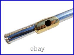 Jupiter Flute Model CEF 510 Silver Student Flute with Gold Lip and Hard Case Jupiter Flute Model CEF 510 Silver Student Flute with Gold Lip and Hard Case