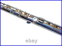 Jupiter Flute Model CEF 510 Silver Student Flute with Gold Lip and Hard Case Jupiter Flute Model CEF 510 Silver Student Flute with Gold Lip and Hard Case