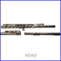 Jupiter Flute Silver Student Model JFL 511 II Flute with Hard Case