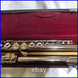 Jupiter Flute with Case, Silver Plated, Used, High-Quality Musical Instrument