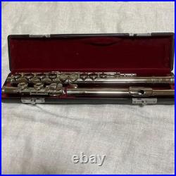 Jupiter Flute with Case, Silver Plated, Used, High-Quality Musical Instrument
