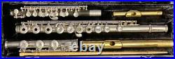 Jupiter open key Flute & PJ Hardy Piccolo Combo with gold dipped headjoints