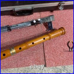 K102 Shakuhachi Bamboo Flute Japanese Instrument Vintage Authentic Rare