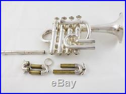 Kanstul/F. Besson A/Bb Piccolo Trumpet in Silver Plate with Case