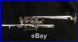 Kanstul Piccolo Trumpet 920 Bb/A Silver, Exceptional Cond. WithCase Yamaha, Schilke